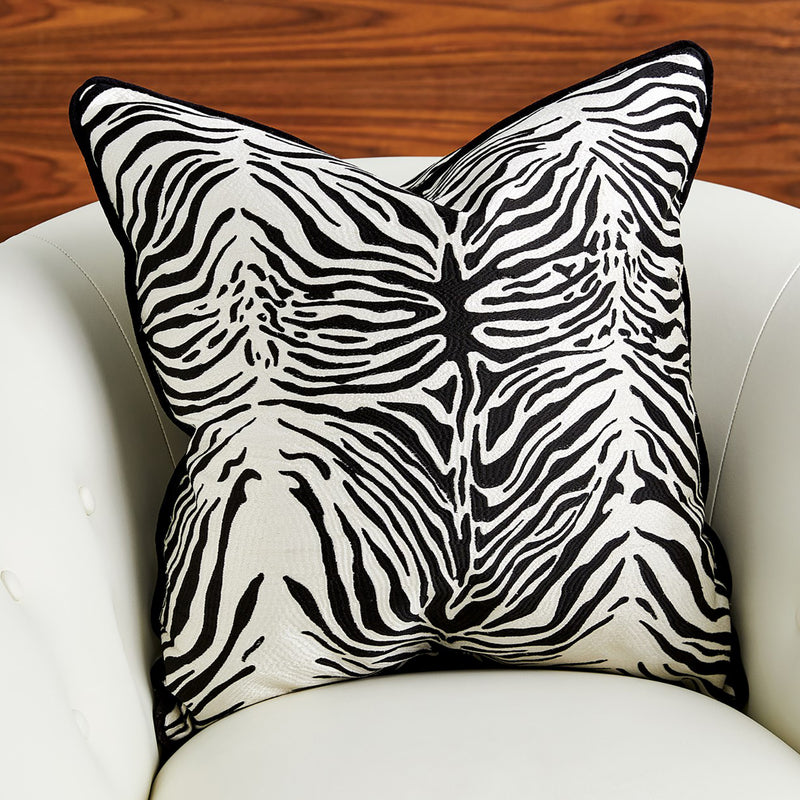 Global Views Zebra Throw Pillow