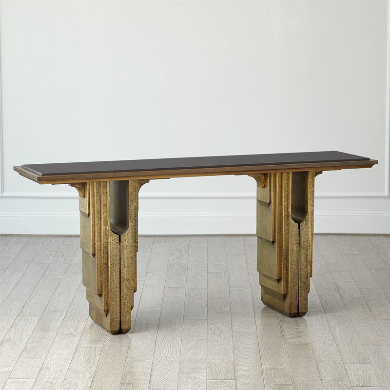 Global Views Layered Deco Console Table