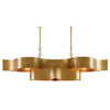 Currey & Co Grand Lotus Oval Chandelier