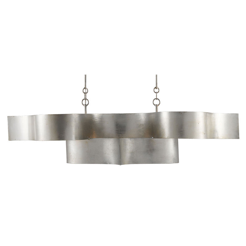 Currey & Co Grand Lotus Oval Chandelier