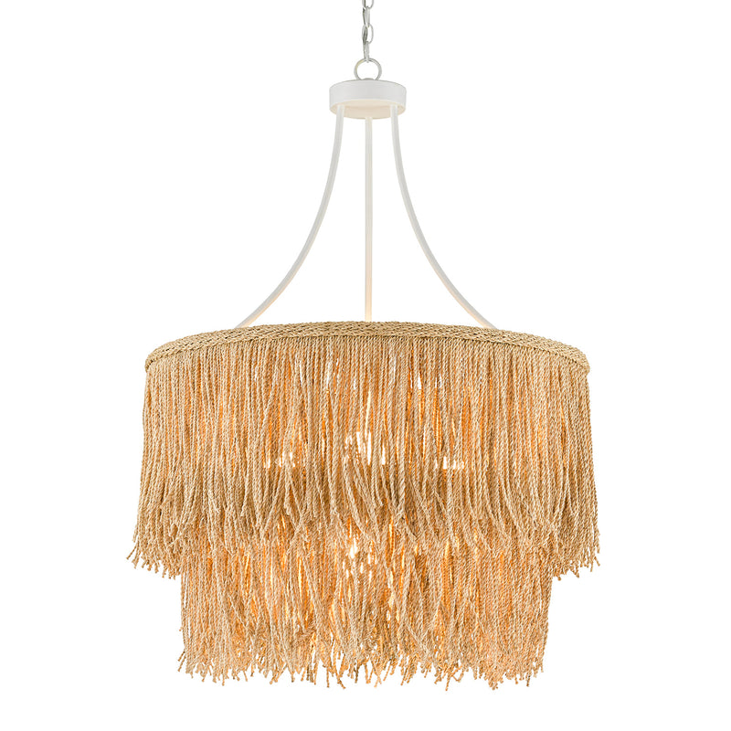 Currey & Co Samoa Two-Tiered Chandelier - Final Sale