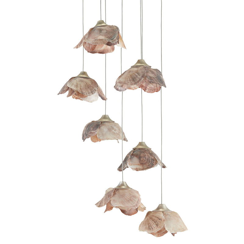 Currey & Co Catrice 7-Light Multi-Drop Pendant