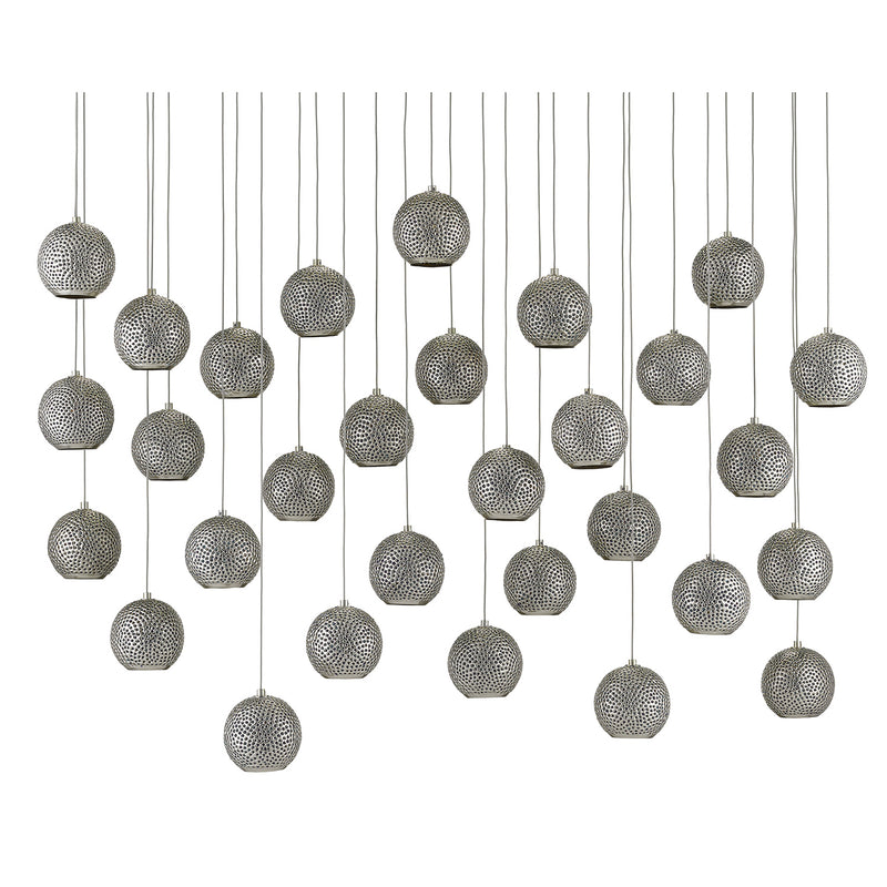 Currey & Co Giro 30-Light Multi-Drop Pendant