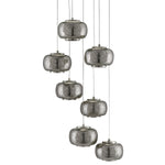 Currey & Co Pepper 7-Light Multi-Drop Pendant