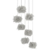 Currey & Co Birds Nest 7-Light Multi-Drop Pendant