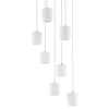 Currey & Co Dove 7-Light Multi-Drop Pendant