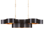 Currey & Co Grand Lotus Oval Chandelier