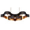 Currey & Co Grand Lotus Oval Chandelier