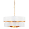 Currey & Co Grand Lotus Oval Chandelier