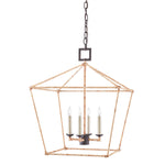 Currey & Co Denison Rattan Lantern