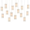 Currey & Co Escenia Rectangular 15-Light Multi-Drop Pendant