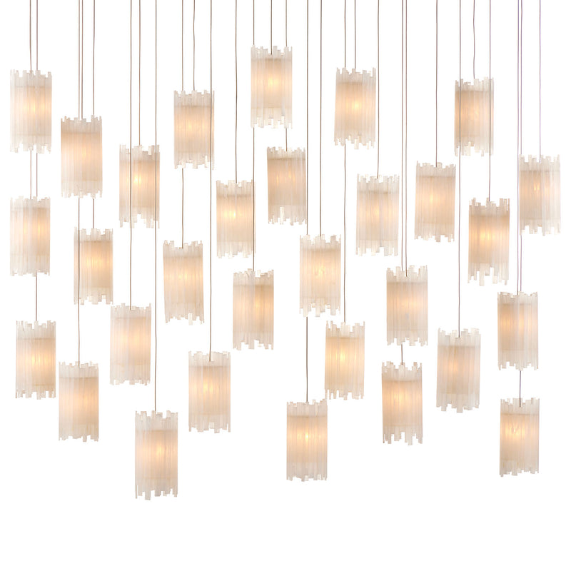 Currey & Co Escenia 30-Light Multi-Drop Pendant