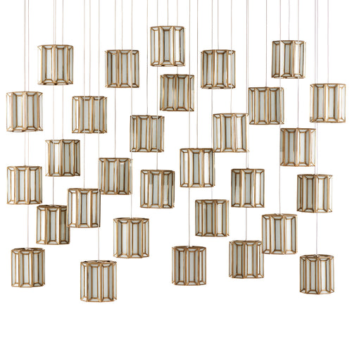 Currey & Co Daze 30-Light Multi-Drop Pendant