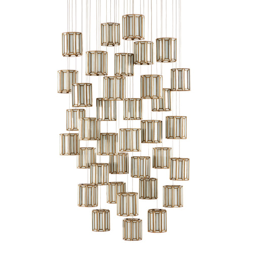 Currey & Co Daze 36-Light Multi-Drop Pendant