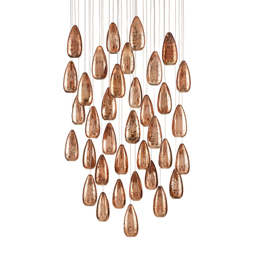 Currey & Co Rame 36-Light Multi-Drop Pendant