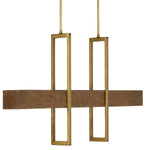 Currey & Co Tonbridge Linear Chandelier