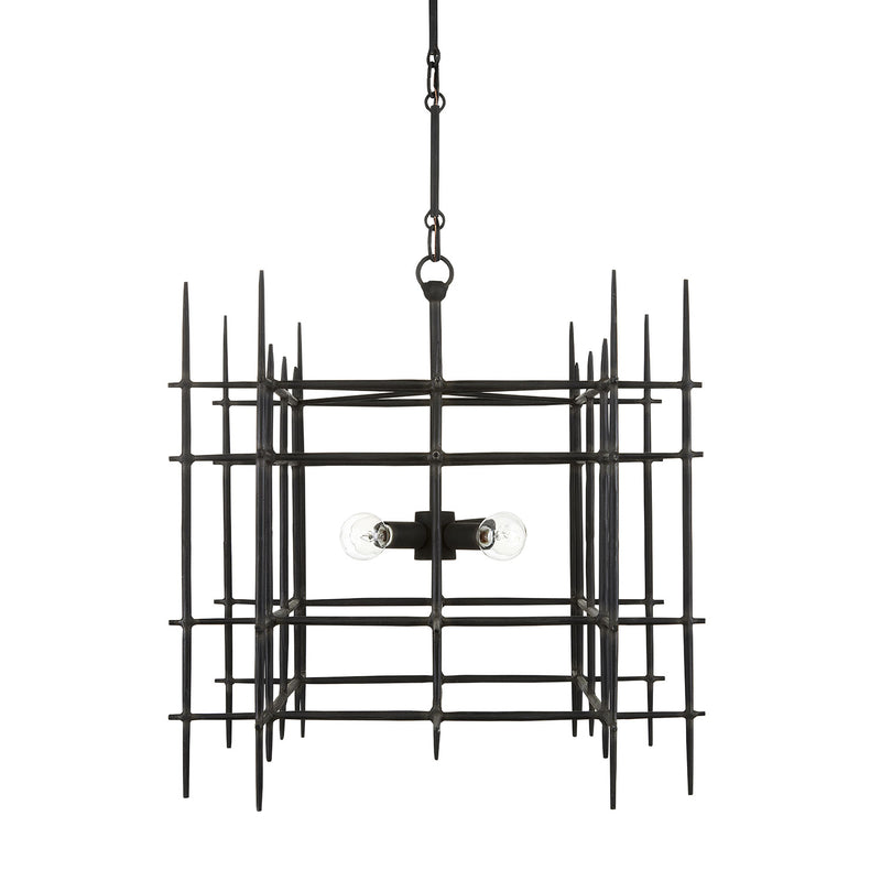 Currey & Co Steelhouse Chandelier - Final Sale