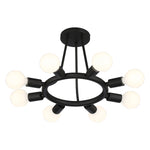 Crystorama Dakota Semi Flush Ceiling Mount