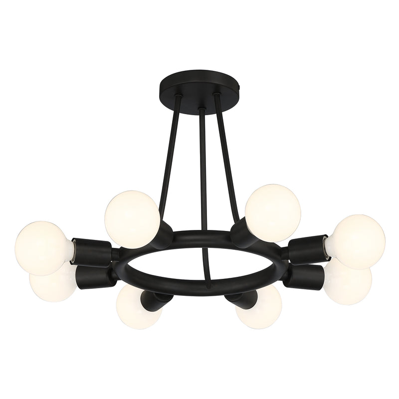 Crystorama Dakota Semi Flush Ceiling Mount