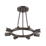 Crystorama Dakota Semi Flush Ceiling Mount