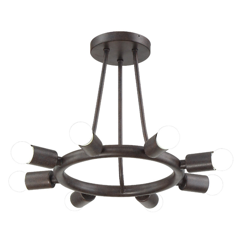 Crystorama Dakota Semi Flush Ceiling Mount