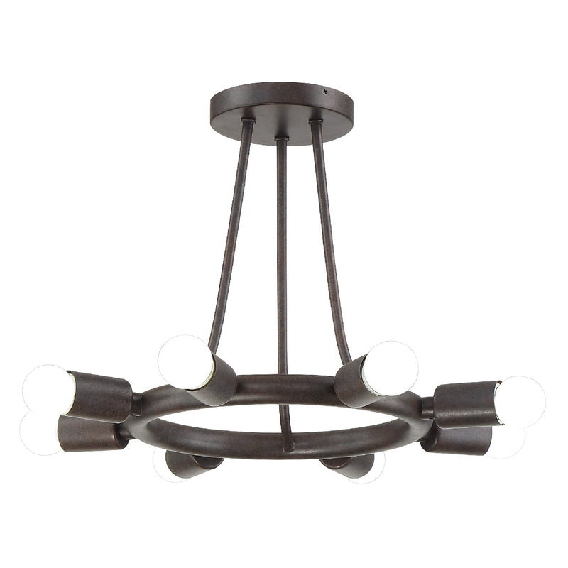 Crystorama Dakota Semi Flush Ceiling Mount