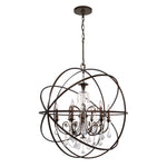 Crystorama Solaris 9219 6-Light Sphere Chandelier