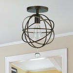 Crystorama Solaris Semi Flush Ceiling Mount