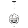 Crystorama Solaris 5-Light Mini Chandelier