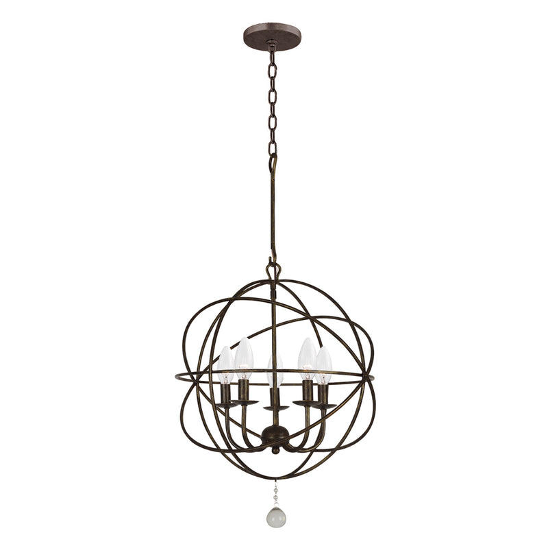 Crystorama Solaris 5-Light Mini Chandelier