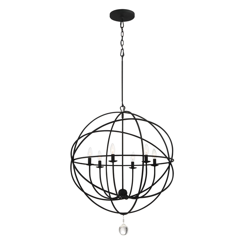 Crystorama Solaris 9226 6-Light Sphere Chandelier