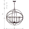 Crystorama Solaris 9-Light Sphere Chandelier