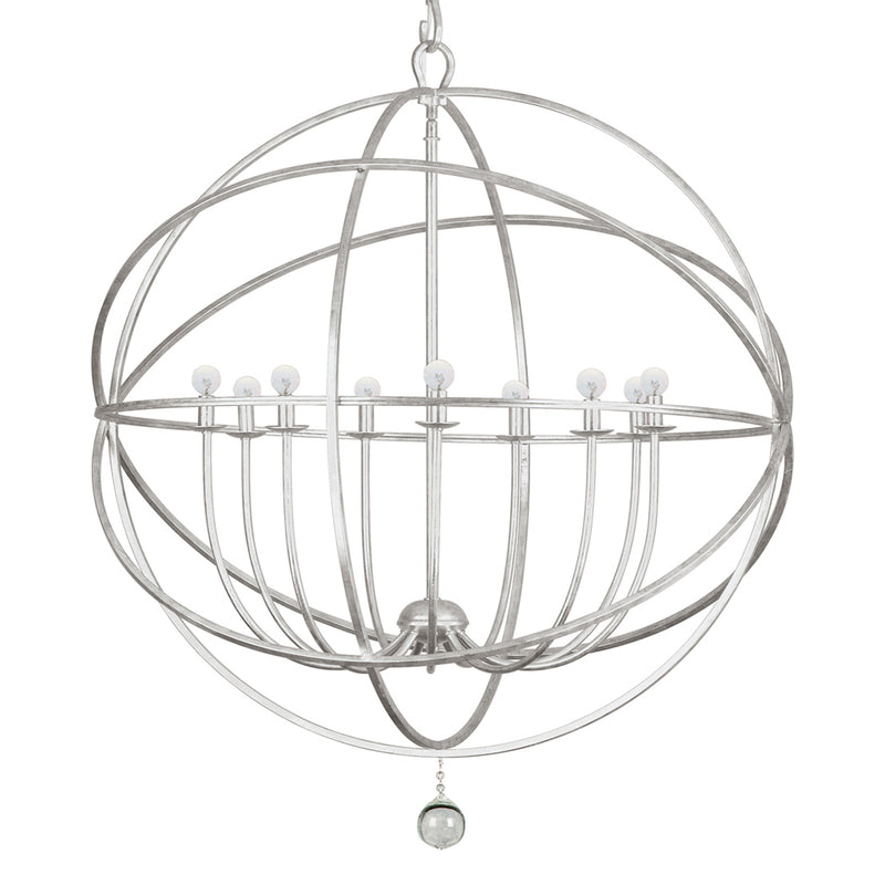 Crystorama Solaris 9-Light Sphere Chandelier