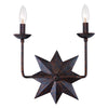 Crystorama Astro 2-Light Wall Sconce