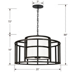 Brian Patrick Flynn For Crystorama Hulton 5-Light Chandelier