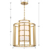 Brian Patrick Flynn For Crystorama Hulton 6-Light Chandelier