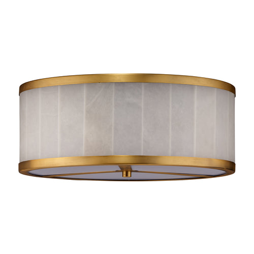 Jamie Young Upsala Alabaster Flush Mount Ceiling Light