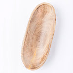 Mango Wood Oval Boat Tray