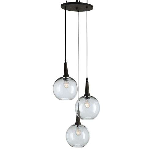 Currey & Co Beckett Trio Pendant