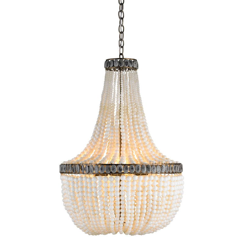 Currey & Co Hedy Cream Chandelier