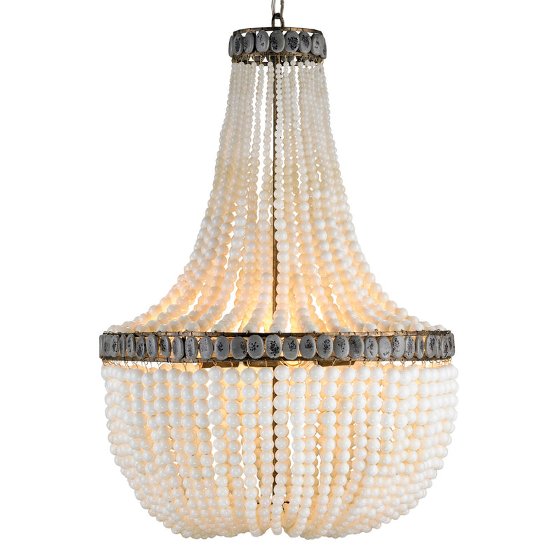 Currey & Co Hedy Cream Chandelier