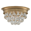 Currey & Co Worthing Flush Mount