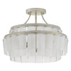 Currey & Co Vintner Blanc Semi-Flush Mount