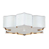 Currey & Co Grand Lotus Flush Mount