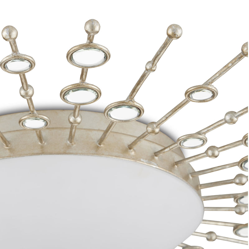 Currey & Co Planisphere Flush Ceiling Mount