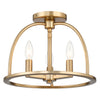 Crystorama Abbott Semi Flush Ceiling Mount