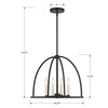 Crystorama Abbott 4-Light Chandelier