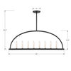 Crystorama Abbott Linear Chandelier