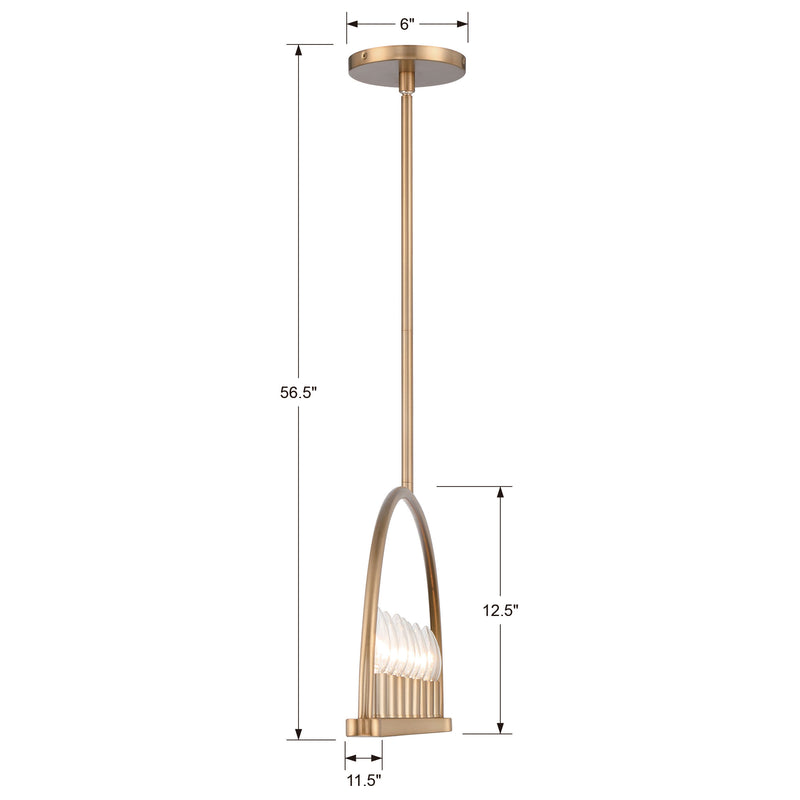 Crystorama Abbott Linear Chandelier