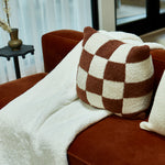 Kashwere Check Pillow